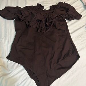 Lovely Ruffled One Piec